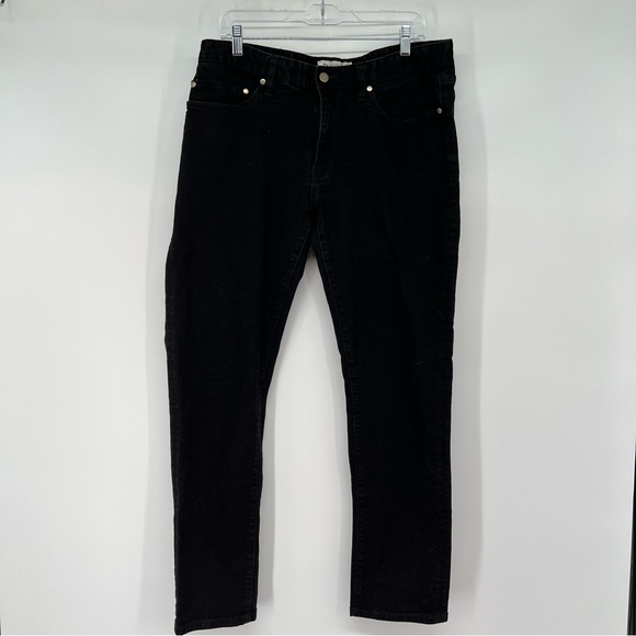 Dapper Boi Other - Dapper Boi Slim Straight Fit Jeans   Black